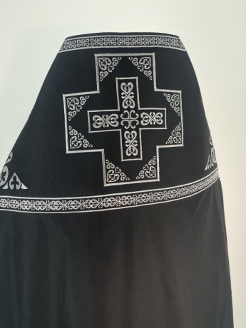 Облачення священника, вишите на габардині, вишивка "Сердечка" з вишитим галуном