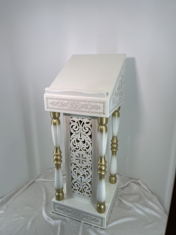 Аналой бічний, 43х43 см, (Висота 117-93см) 