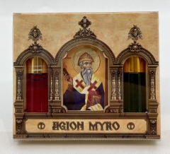 Миро з іконою Спиридон Тримифунтский 4х6