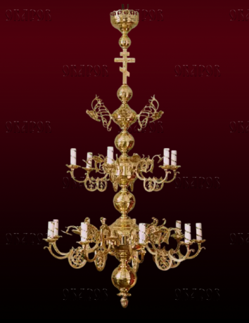 Панікадило 2 яруси, 15 свічок (№20)