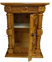 Жертовник дерев'яний, кутовий 100х85см (висота 101см)