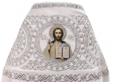 Облачення священника, вишите на оксамиті, вишивка &quot;Коло&quot; з вишитим галуном