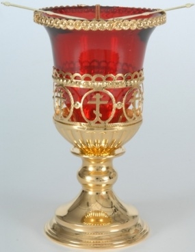 ЛАМПАДА НАСТОЛЬНАЯ №10А ЗОЛОЧЕНИЕ