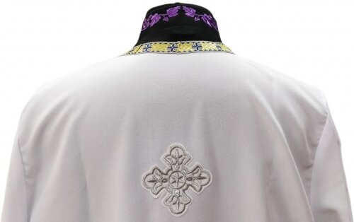 Підризник без вишивки, широкий + середній галун