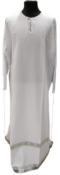 Подрызник без вышивки, широкий + средний галун