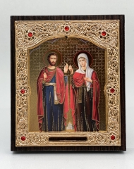 Ікона свт. Адріан свт. Наталія 11х13