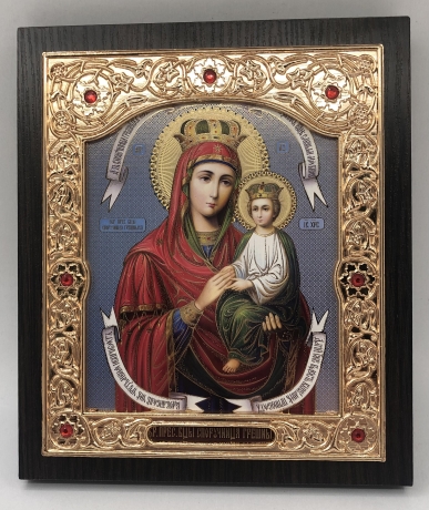 Икона Богородицы "Соручница грешных" 15х18