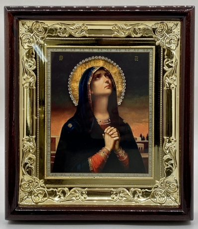 Ікона Богородиці "Плачуча" 26,5х23,5х4