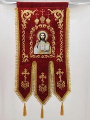 Хоругви (пара Богородиця та Спаситель) вишивка &quot;Купол&quot; 