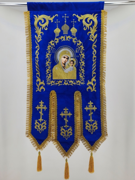 Хоругви (пара Богородиця та Спаситель) вишивка "Купол"