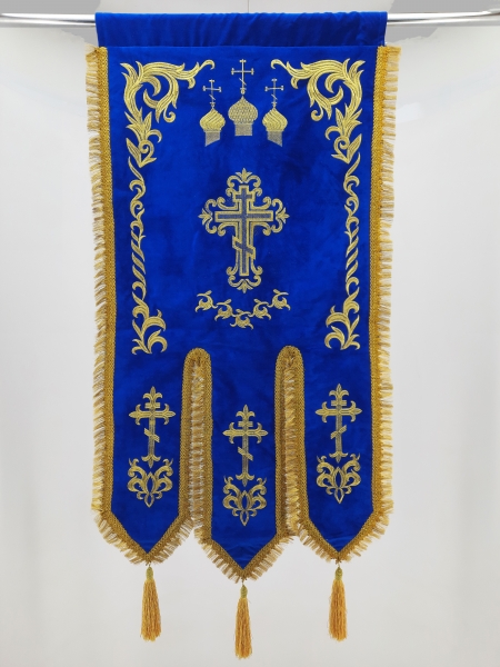 Хоругви (пара Богородиця та Спаситель) вишивка "Купол"