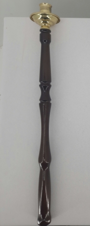 Підсвічник Дияконський, в руку, (фігурна ручка дерево) 59см 