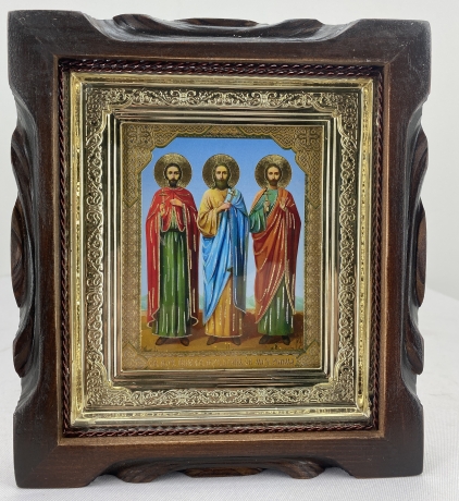 Ікона св. муч. Інна, Пінна, Рімма 19х17