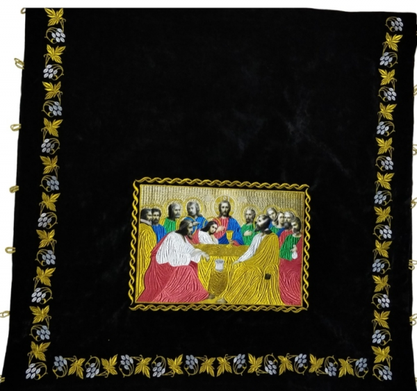 Облачення на престол, виноград, вузька вишивка