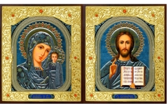 Ікона на дерев'яній планшетці. "Вінчальна пара" (візерунок) 18х21