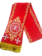 Закладка "Крест Лабарум"  красная 