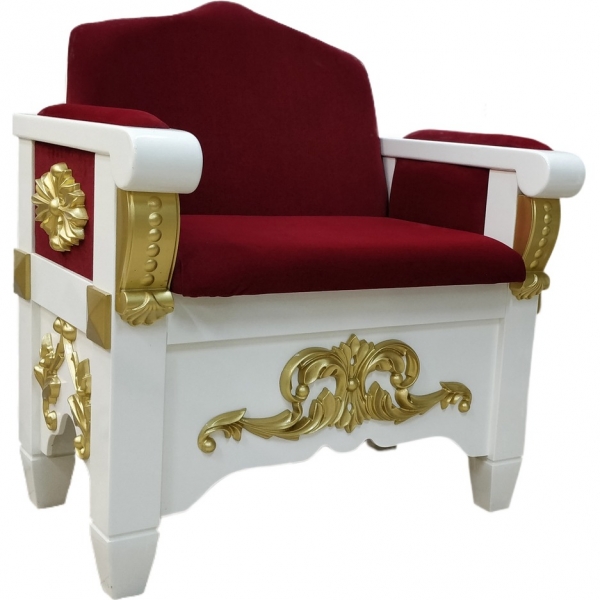 Кресло-трон №9 декоративное золочение 