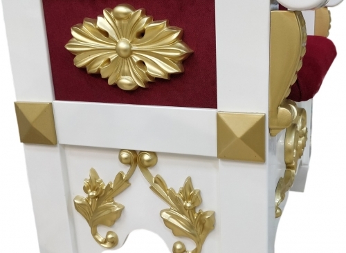 Кресло-трон №9 декоративное золочение 