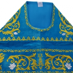 Облачення священника, вишите на оксамиті, вишивка &quot;Троянда&quot; з вишитим галуном