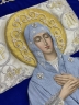Плащаниця Богородиці на оксамиті 165х100см (вишивка орнамент, вишита та розсшита середина)