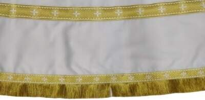 Підризник без вишивки, середній + вузький галун