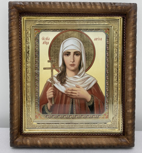 Ікона св. муч. Лариса 22,5х25,5см 
