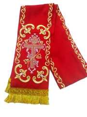 Закладка  "Крест"  красная 