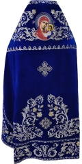 Облачення священника, вишите на оксамиті, вишивка "Троянда" з вишитим галуном