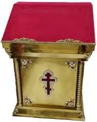 Аналой центральний, (малий хрест) 85х71см, (Висота 117-91см)