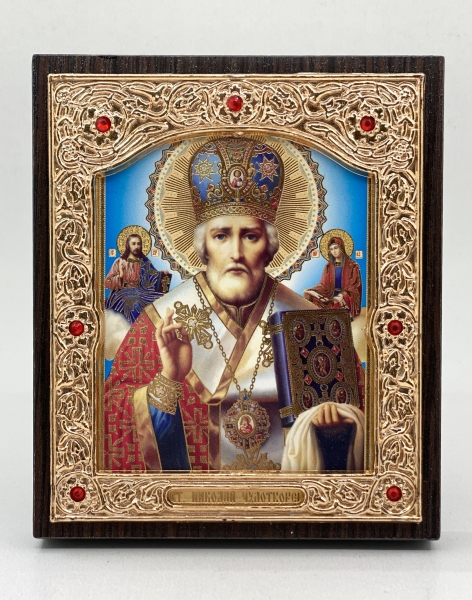 Икона свящ. Николай Чудотворец 11x13