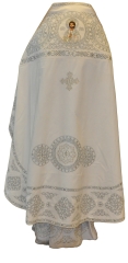 Облачення священника, вишите на оксамиті, вишивка &quot;Коло&quot; з вишитим галуном