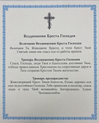 Ікона Воздвиження Хреста Господнього 24х20см