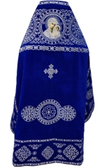 Облачення священника, вишите на оксамиті, вишивка &quot;Коло&quot; з вишитим галуном