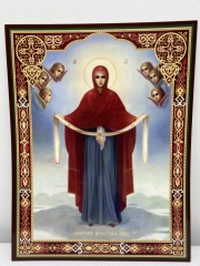 Кіот з літографіями Двунадесятих Свят 37,5х31см