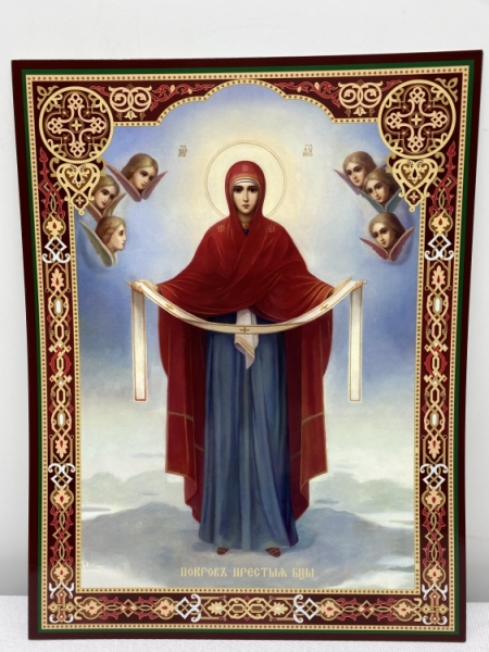 Кіот з літографіями Двунадесятих Свят 37,5х31см