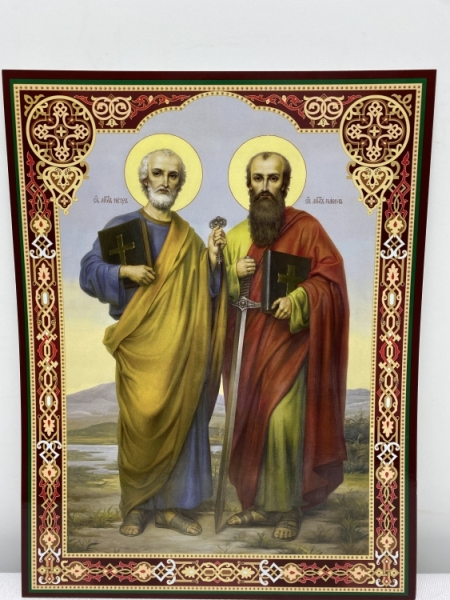 Кіот з літографіями Двунадесятих Свят 37,5х31см