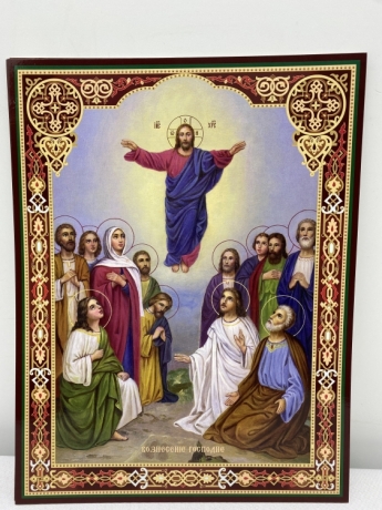 Кіот з літографіями Двунадесятих Свят 37,5х31см