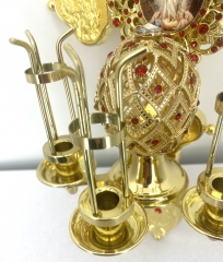 Трисвічник Пасхальний кит. №11 31х19х12см