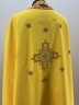 Облачення священника грецький крій, вишите французьким хрестиком на габардині з вишитим галуном