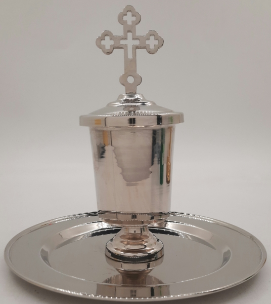 Флакон для єлею Ф16 (Нікель, висота 14см)