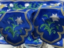 Покровці та воздухи, вишиті на оксамиті, вишивка "Лілії"