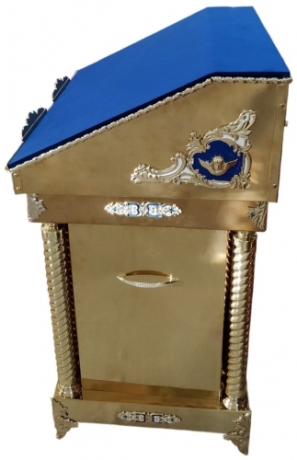 Аналой Центральний, (хрест великий) 90х60см, (Висота 116-94см)