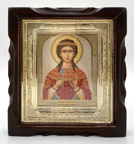 Ікона святої Марини Антіохійської 19х17