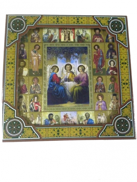 Подарункова ікона Старозавітня Трійця 26х26см