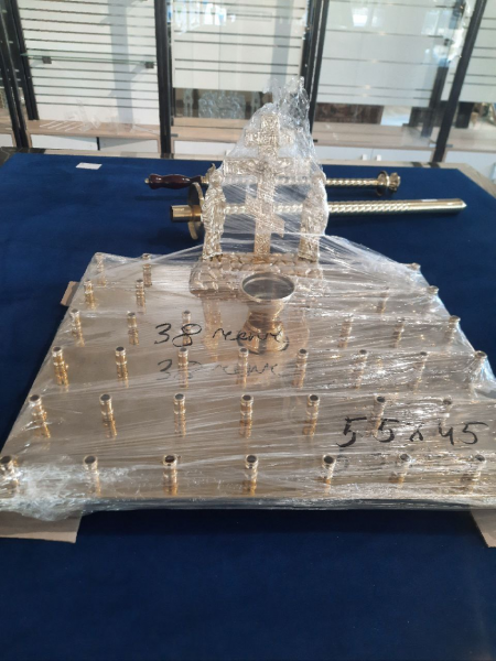 Панахидна кришка 55х45см, 38св, латунь 