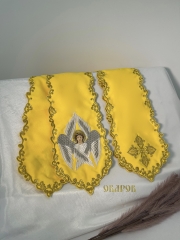 Закладка з вишитим ліком &quot;Херувим&quot;