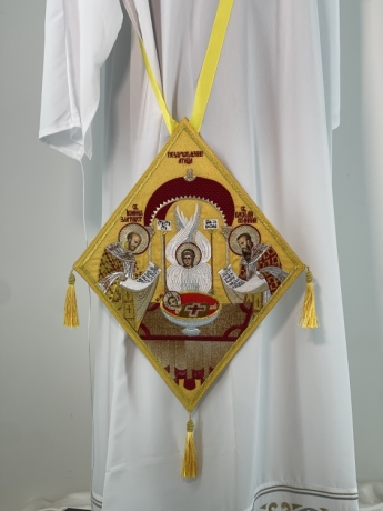 Палиця вишита з іконою "Роздроблення Агнцю"