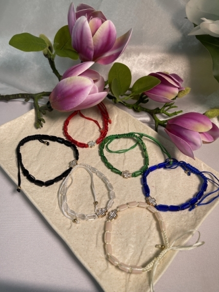 Браслети тканеві, плетені