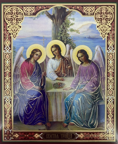 Ікона Старозавітня Трійця (З.) 24х20см