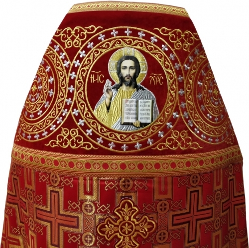 Облачение священника комбинированное из парчи